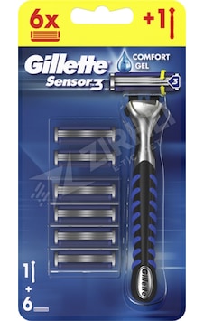 Gillette Sensor3 Tıraş Makinesi +6 Yedek Bıçak Gillette Sensor3 Tıraş Makinesi +6 Yedek Bıçak