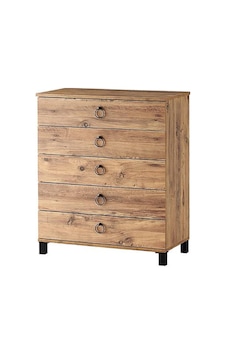 Buket Geniş 5 Çekmeceli Şifonyer 85x45x95 Demonte 001