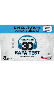 Yayınları 8. Sınıf Din Kültürü Ve Ahlak Bilgisi Ilk Kaynağın 30 Kafa Test Yayınları 8. Sınıf Din Kültürü Ve Ahlak Bilgisi Ilk Kaynağın 30 Kafa Test