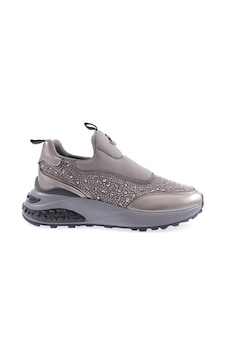 Dgn 026-1-22k Kadin Kalin Taban Metal Akseusarli Taşli Sneakers Ayakkabi Gri Dgn 026-1-22k Kadin Kalin Taban Metal Akseusarli Taşli Sneakers Ayakkabi Gri