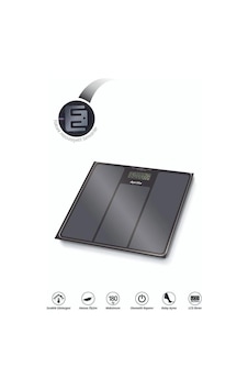 Aprilla Abs-1033 Yüksek Hassasiyetli Dijital Siyah Banyo Baskülü Aprilla Abs-1033 Yüksek Hassasiyetli Dijital Siyah Banyo Baskülü