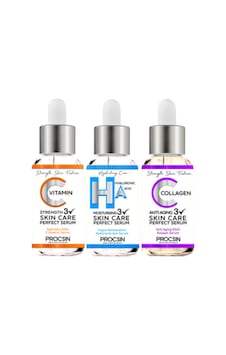 C Vitamini Serum 20ml-hyaluronic Asit 20ml-kolajen Serum 20 Ml Cilt Bakım Seti C Vitamini Serum 20ml-hyaluronic Asit 20ml-kolajen Serum 20 Ml Cilt Bakım Seti