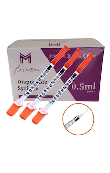 Micro Fine Enjektör 32g 8mm 0,5 Cc 100 Adet / Kutu
