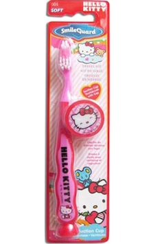 Firefly Hello Kitty Kapaklı Diş Fırçası 4+ Yaş Kırmızı