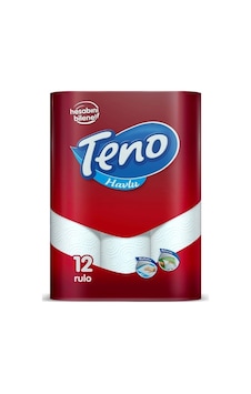 Teno Rulo Kağıt Havlu 12'li Teno Rulo Kağıt Havlu 12'li