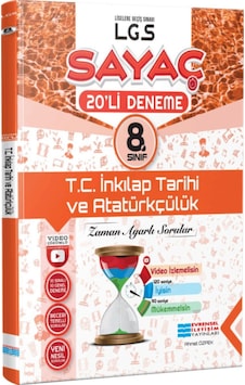 8.Sınıf LGS T.C. İnkılap Tarihi ve Atatürkçülük Video Çözümlü 20'li Sayaç Deneme- Evrensel İletişim Yayınları 8.Sınıf LGS T.C. İnkılap Tarihi ve Atatürkçülük Video Çözümlü 20'li Sayaç Deneme- Evrensel İletişim Yayınları