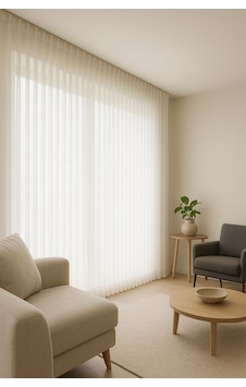 Perussa Home Mat Çelik Tül Ütü Gerektirmez Salon Otuma Odası 1-2,5 Orta Pile ekru