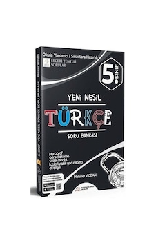 5.Sınıf Yeni Nesil Türkçe Soru Bankası - Mehmet Vicdan - Paragrafın Şifresi 5.Sınıf Yeni Nesil Türkçe Soru Bankası - Mehmet Vicdan - Paragrafın Şifresi