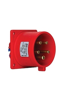 Mete Enerji 406221v 5x32a Ip44 Makine Fişi Düz Vidalı Bağlantılı 380 415 V Mete Enerji 406221v 5x32a Ip44 Makine Fişi Düz Vidalı Bağlantılı 380 415 V