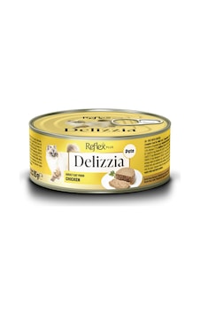 Delizzia Kıyılmış Tavuklu Yetişkin Kedi Maması 85 Gr.