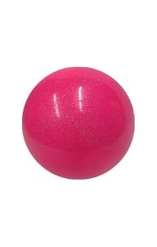 Gymo Cimnastik Topu 16cm Simli Neon Pembe Gymo Cimnastik Topu 16cm Simli Neon Pembe
