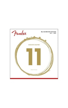 Fender 80/20 Bronze Acoustic Strings Ball End 70Cl .011-.050 Gaug Fender 80/20 Bronze Acoustic Strings Ball End 70Cl .011-.050 Gaug