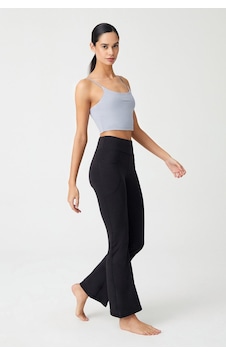 Los Ojos Kadın Siyah Yüksek Bel Toparlayıcı Çift Cepli Ispanyol Paça Tayt Bootcut Siyah Siyah Los Ojos Kadın Siyah Yüksek Bel Toparlayıcı Çift Cepli Ispanyol Paça Tayt Bootcut Siyah Siyah