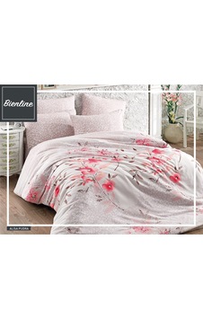 Komfort Home Çift Kişilik Ranforce Nevresim Takımı / Alisa Pudra Komfort Home Çift Kişilik Ranforce Nevresim Takımı / Alisa Pudra