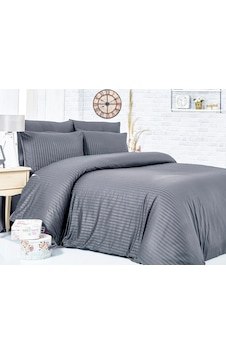 Komfort Home Tek Kişilik Çizgili Pamuk Saten Nevresim Takımı (390831766) Komfort Home Tek Kişilik Çizgili Pamuk Saten Nevresim Takımı (390831766)