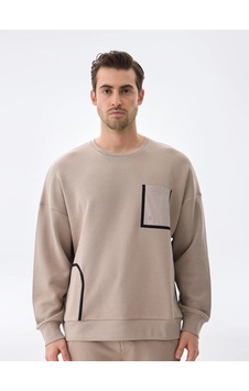 Isaora Performance Cotton Sweat Erkek Beıge Sweat Isr8113 Bej Isaora Performance Cotton Sweat Erkek Beıge Sweat Isr8113 Bej