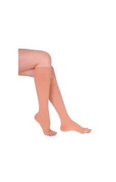 Varis Çorabı Diz Altı Orta Basınçlı Varis Çorabı Açık Burun (369950188) Ten Rengi CCL2 3 Açık Kısa Varis Çorabı Diz Altı Orta Basınçlı Varis Çorabı Açık Burun (369950188) Ten Rengi CCL2 3 Açık Kısa