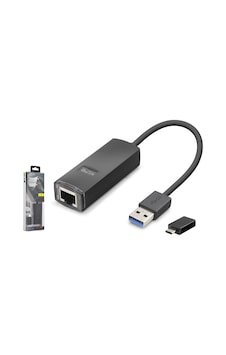 İetop Lan03 Usb 3.1 Type-c Gen1 Ethernet Adaptör Gigabit Siyah İetop Lan03 Usb 3.1 Type-c Gen1 Ethernet Adaptör Gigabit Siyah
