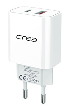 Crea GF - U15 PD Quick Charger 20 W QC Usb Hızlı Şarj Adaptörü Crea GF - U15 PD Quick Charger 20 W QC Usb Hızlı Şarj Adaptörü