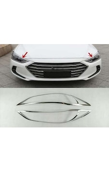 Hyundai Ix35 2010 Sonrası Ön Far Kaplama Abs Krom