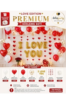 I Love You Yazısı 32 Adet Kırmızı Beyaz Kalp Balon Parti Konsepti Doğum Günü Seti Süs Evlilik Teklifi Sevgililer Günü Romantik Oda Süsleme Seti Çok Renkli I Love You Yazısı 32 Adet Kırmızı Beyaz Kalp Balon Parti Konsepti Doğum Günü Seti Süs Evlilik Teklifi Sevgililer Günü Romantik Oda Süsleme Seti Çok Renkli