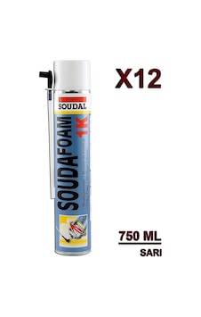 Tr Soudafoam 1k Köpük Pipetli 750 Ml, Sarı, 12 Adet Tr Soudafoam 1k Köpük Pipetli 750 Ml, Sarı, 12 Adet