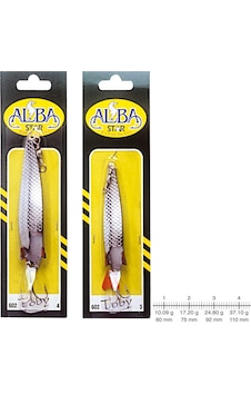Albastar 602 Toby Dkp Olta Kaşığı Standart No:2 Albastar 602 Toby Dkp Olta Kaşığı Standart No:2