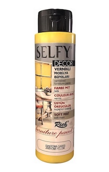 Rich Selfy Decor Vernikli Boya 500cc - Roma Sarısı 5808 0000 Naturel Rich Selfy Decor Vernikli Boya 500cc - Roma Sarısı 5808 0000 Naturel