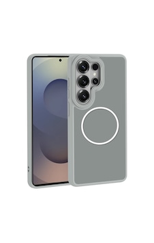 Maks Technology Galaxy Uyumlu S26 Ultra Kılıf M-safe Şarj Özellikli Metal Kamera Çerçeveli Mkst Sanremo Silikon Kapak - Gri Maks Technology Galaxy Uyumlu S26 Ultra Kılıf M-safe Şarj Özellikli Metal Kamera Çerçeveli Mkst Sanremo Silikon Kapak - Gri