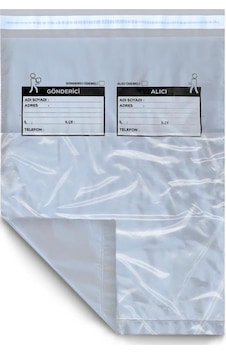 Cepli Gri Poşeti 24X30+5 Cm - 100 Adet Cepli Gri Poşeti 24X30+5 Cm - 100 Adet