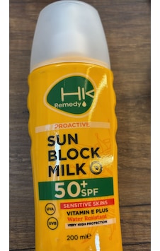 Hk Remedy Sun Block Milk 50 Spf