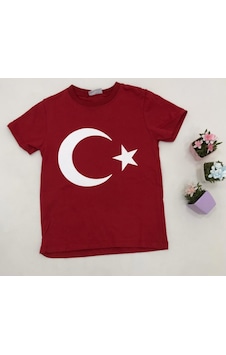 Pretty Ay Yıldız Baskılı Tişört 14-16 Yaş KIrmızı Pretty Ay Yıldız Baskılı Tişört 14-16 Yaş KIrmızı