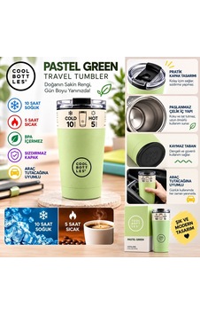 Cool Bottles Pastel Yeşil Bardak Çelik Termos 330 Ml Pastel Green - Cbt33pag Cool Bottles Pastel Yeşil Bardak Çelik Termos 330 Ml Pastel Green - Cbt33pag