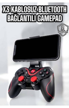 X3 Gamepad Oyun Kolu Bluetooth Bağlantılı Gamestick Android Uyumlu Çok Renkli X3 Gamepad Oyun Kolu Bluetooth Bağlantılı Gamestick Android Uyumlu Çok Renkli