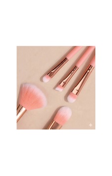 5 Parça Pastel Pembe Ve Rose Gold Profesyonel Makyaj Fırça Seti 5 Parça Pastel Pembe Ve Rose Gold Profesyonel Makyaj Fırça Seti