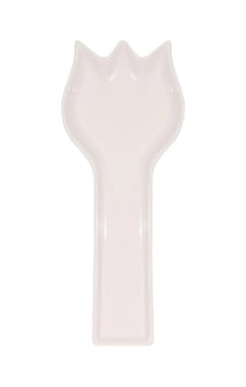 Lüks İnci Seramik Kaşıklık 26 Cm Beyaz Şıklık Renkli