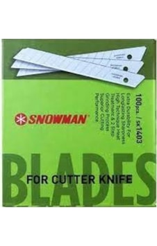 Snowman Sk2 Dar Maket Bıçağı Yedeği 100 Lü 30 Derece Eğimli