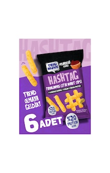 Hashtag Fırınlanmış Nohut Cipsi Barbekü Çeşnili 6 Adet Trio Move Hashtag Fırınlanmış Nohut Cipsi Barbekü Çeşnili 6 Adet Trio Move