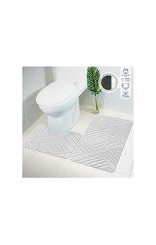 Plato Halı Opqo 2'li Set Premium Banyo Takımı 50x60 Klozet - 60x100 Klozet Takımı Beyaz Plato Halı Opqo 2'li Set Premium Banyo Takımı 50x60 Klozet - 60x100 Klozet Takımı Beyaz