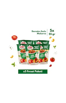 Snap Eats Hazır Makarna Domates Soslu Çabuk Makarna 65 Gr 5'li Fırsat Paketi Snap Eats Hazır Makarna Domates Soslu Çabuk Makarna 65 Gr 5'li Fırsat Paketi