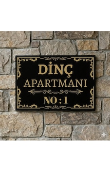 Kişiye Özel Metal Kapı Levhası Apartman Kapı Tabelası 20x30 Cm İsimli Bina Kapı Levhası Kişiye Özel Metal Kapı Levhası Apartman Kapı Tabelası 20x30 Cm İsimli Bina Kapı Levhası