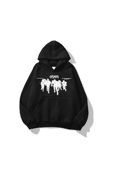 Tarzsokak Unisex Chaos Sweatshirt Siyah Tarzsokak Unisex Chaos Sweatshirt Siyah