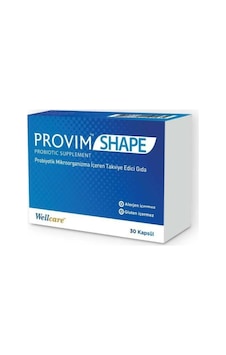 Wellcare Provim Shape Probiyotik 30 Kapsül Wellcare Provim Shape Probiyotik 30 Kapsül