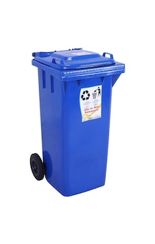 Sağlam Plastik Çöp Ve Atık Konteyneri 120 Lt Tekerlekli Orjinal Mavi Diğer Sağlam Plastik Çöp Ve Atık Konteyneri 120 Lt Tekerlekli Orjinal Mavi Diğer