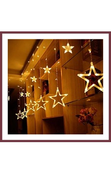 Storeşahin Led Perde 3 M 120 Led'li Yıldız Modeli Shn0720 Storeşahin Led Perde 3 M 120 Led'li Yıldız Modeli Shn0720
