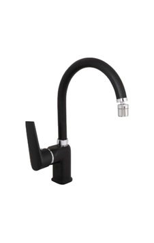 Delta Black Kuğu Lavabo Bataryası Liberella Siyah Delta Black Kuğu Lavabo Bataryası Liberella Siyah