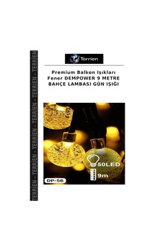 Premium Balkon Işıkları Fener Dempower 9 Metre Bahçe Lambası Gün Işığı Premium Balkon Işıkları Fener Dempower 9 Metre Bahçe Lambası Gün Işığı