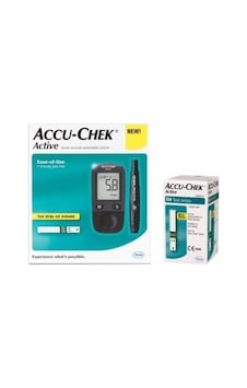 Accu-Chek Active Şeker Ölçüm Cihazı + Strip 50 Adet Accu-Chek Active Şeker Ölçüm Cihazı + Strip 50 Adet