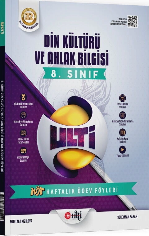 Ulti Yayınları 8. Sınıf Lgs Din Kültürü Ve Ahlak Bilgisi Haftalık Ödev Föyleri Ulti Yayınları 8. Sınıf Lgs Din Kültürü Ve Ahlak Bilgisi Haftalık Ödev Föyleri