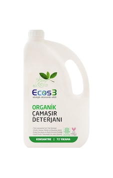 Ecos3 Organik Sıvı Çamaşır Deterjanı 72 Yıkama 2500 ML Ecos3 Organik Sıvı Çamaşır Deterjanı 72 Yıkama 2500 ML